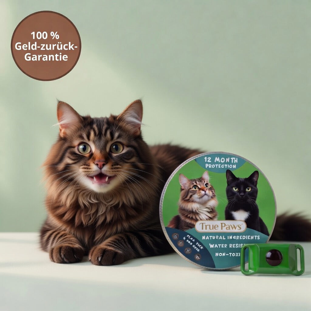 Natürlicher Floh- und Zecken-Tag für Katzen